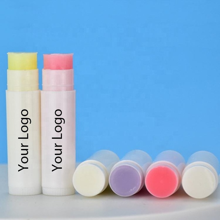 Factory Custom Logo Natural Chapstick Vegan Soft Moisturizing Glossy Treatment Lip Balm Stick