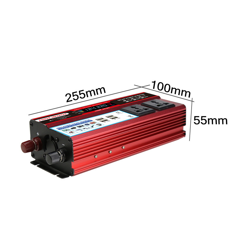 1000w 2000w 3000w Modied Sine Wave 12v dc to 240v ac inverters converters for car charge