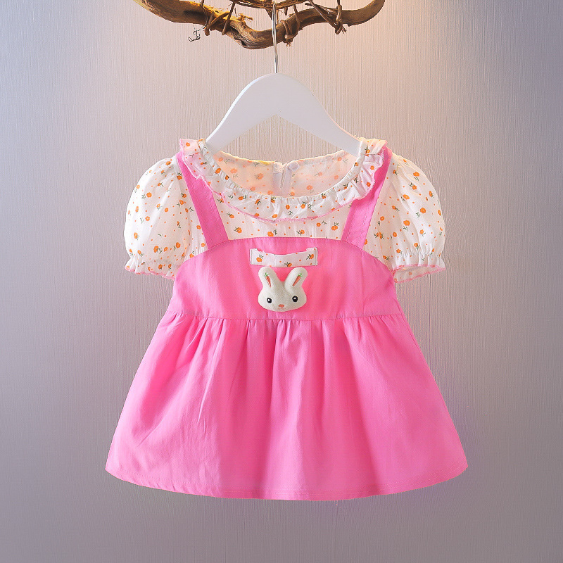 New Toddler Infant Children Cute Casual Party Cotton Dress Summer Cotton Girl Clothing Suspenders Girls Princess Dresses