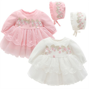 Hot Deals 2020 Fashion Spring And Autumn Baby Girl Lace Princess Dress Baby Dresses Newborn Baby Clothes Toddler Clothing