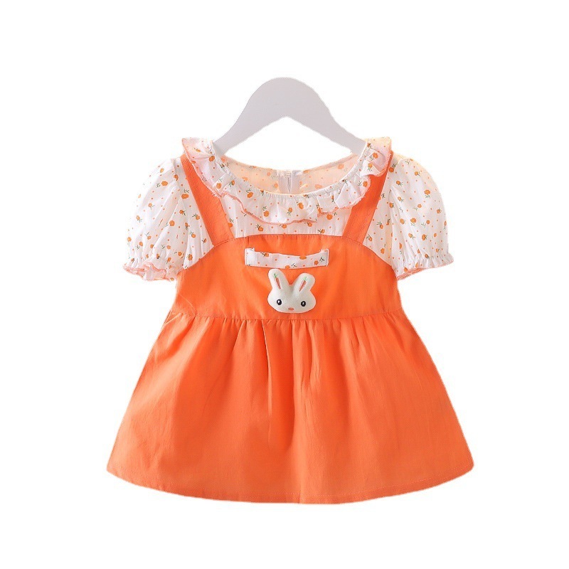 New Toddler Infant Children Cute Casual Party Cotton Dress Summer Cotton Girl Clothing Suspenders Girls Princess Dresses