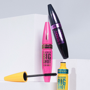 Europe America Silicone Rubber Head Mascara Pink Yellow Blue Curling Mascara Slender Waterproof Mascara Long-Wearing