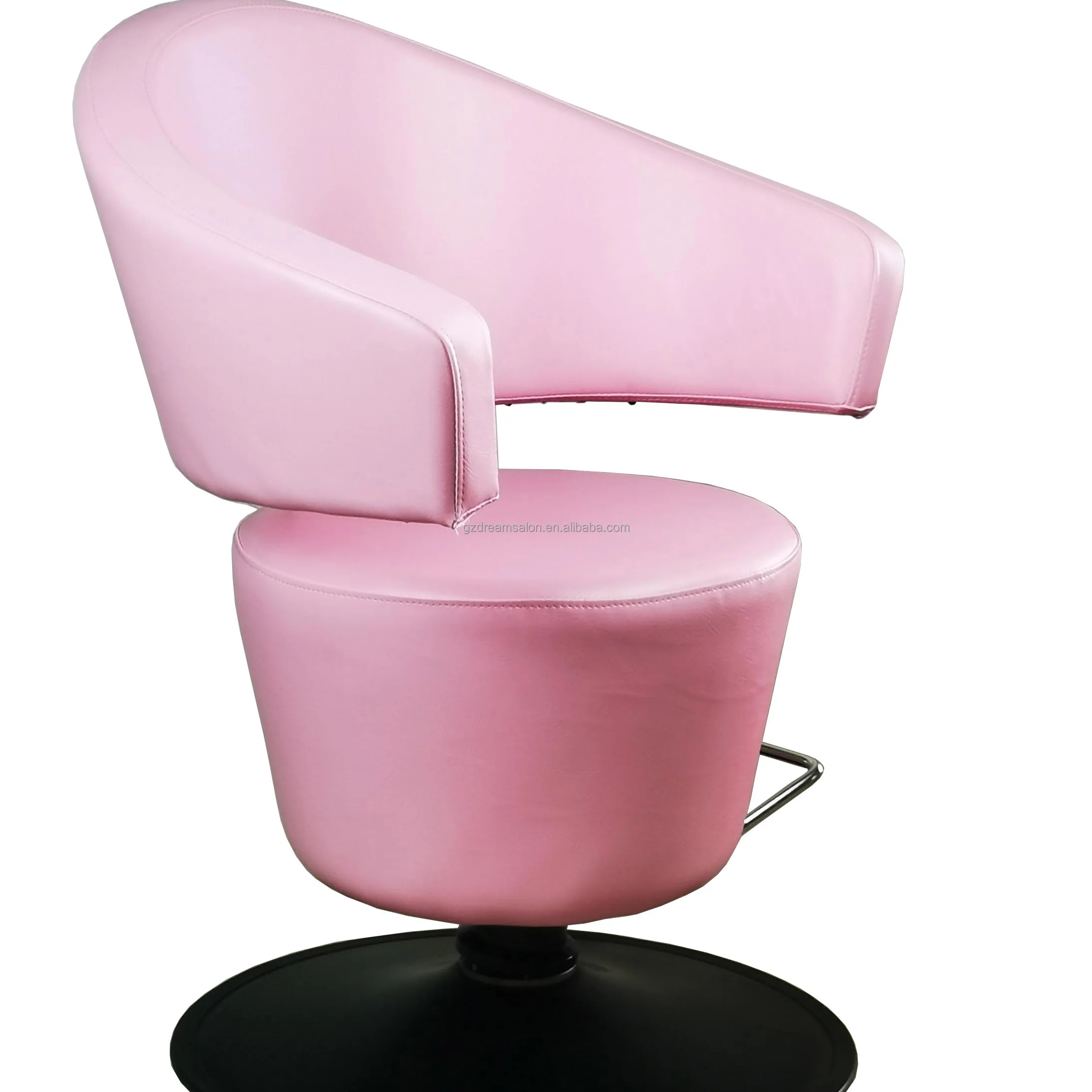 DREAM SALON Furniture for Hair Fully Upholstered Hair Care Chair Ice-cream Cone Pink Style Chair Hydraulic Cute Barber Chair