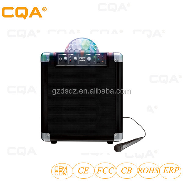 CQA wireless speakers for karaoke Blue tooth system i bastek speaker karaoke