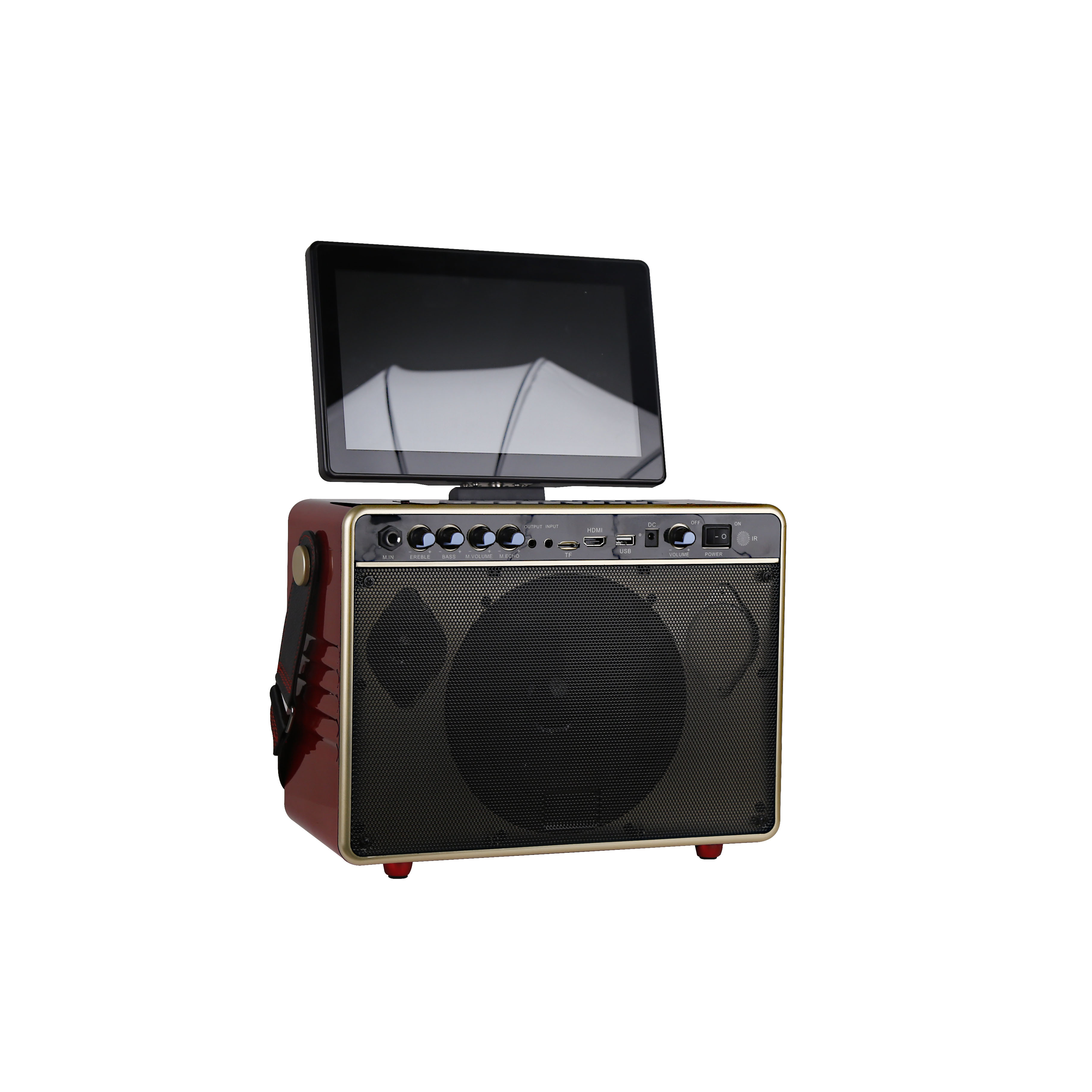 hot selling karaoke machine for kid adult box blue tooth wireless WIFI speaker touch screen android system outdoor indoor