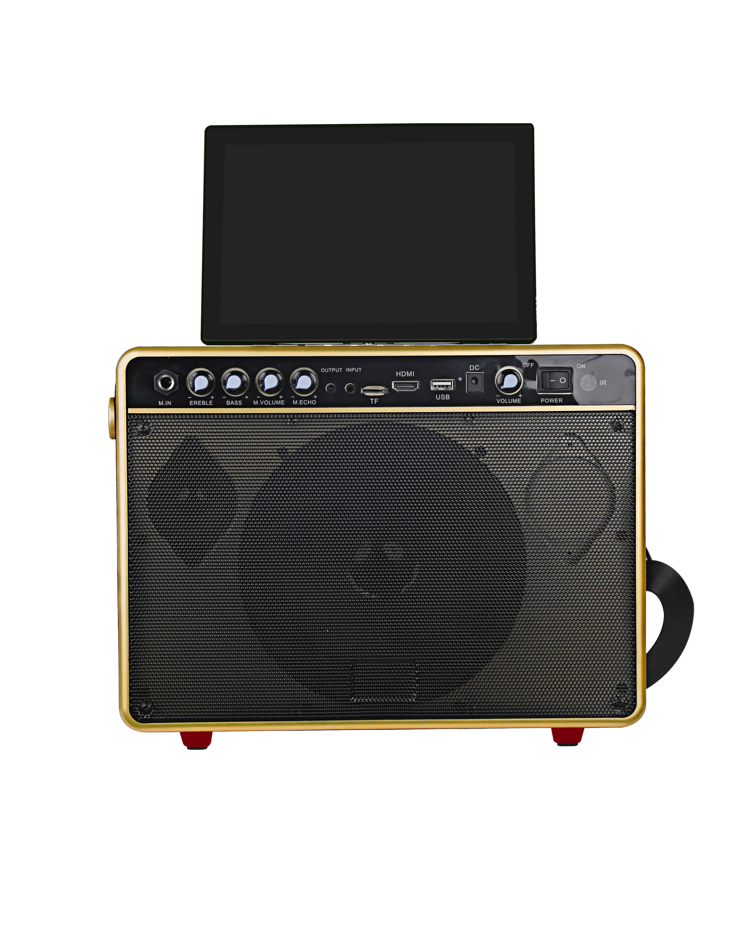 hot selling karaoke machine for kid adult box blue tooth wireless WIFI speaker touch screen android system outdoor indoor