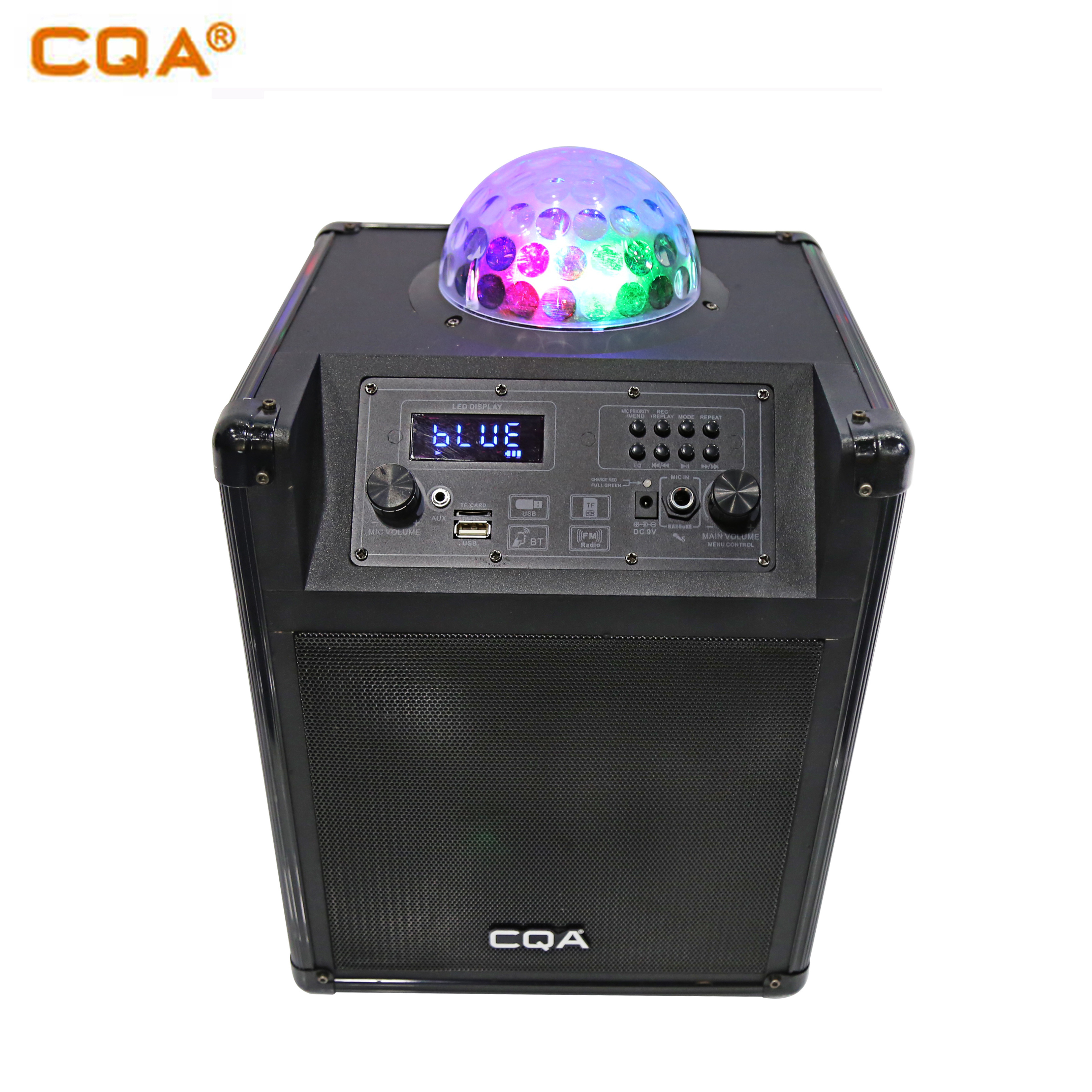 CQA wireless speakers for karaoke Blue tooth system i bastek speaker karaoke