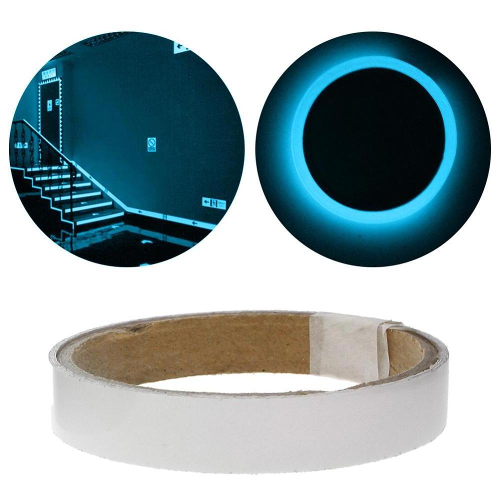 1.5cm*1m Luminous Fluorescent Night Self-adhesive Glow In The Dark Sticker Tape Safety Security Home Decoration Warning Tape