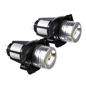 New LED Auto lamp bulb 2 PCS E90 Angel Eyes Halo Ring LED Light 6W Marker Bulb Xenon White for BMW Car Running Light 2020