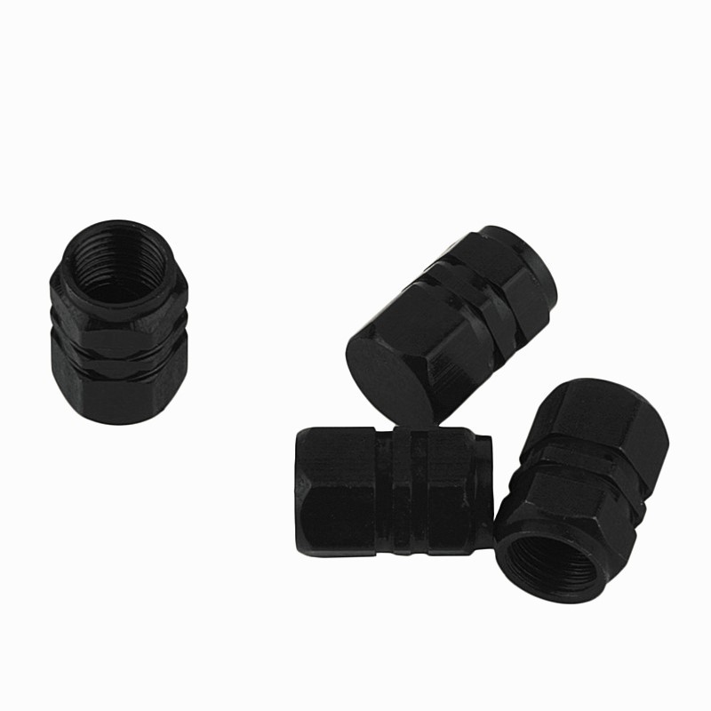 4Pcs Car Bicycle Motorcycle Wheel Tyre Tire Air Aluminum Alloy Valve Caps Stem Cover Hexagonal Tyre Wheel Ventil Valve Caps