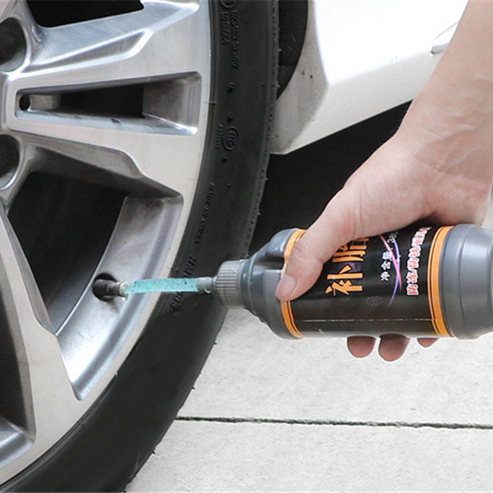 380ML Vacuum Tire Inner Tube Repair Glue Car Motorcycle Tire Repairing Liquid Universal Tire Sealant Repair Fluid