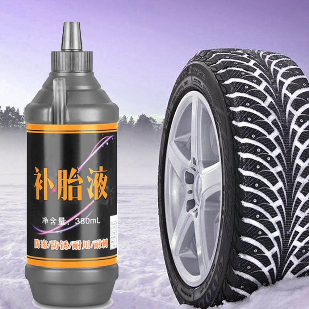 380ML Vacuum Tire Inner Tube Repair Glue Car Motorcycle Tire Repairing Liquid Universal Tire Sealant Repair Fluid