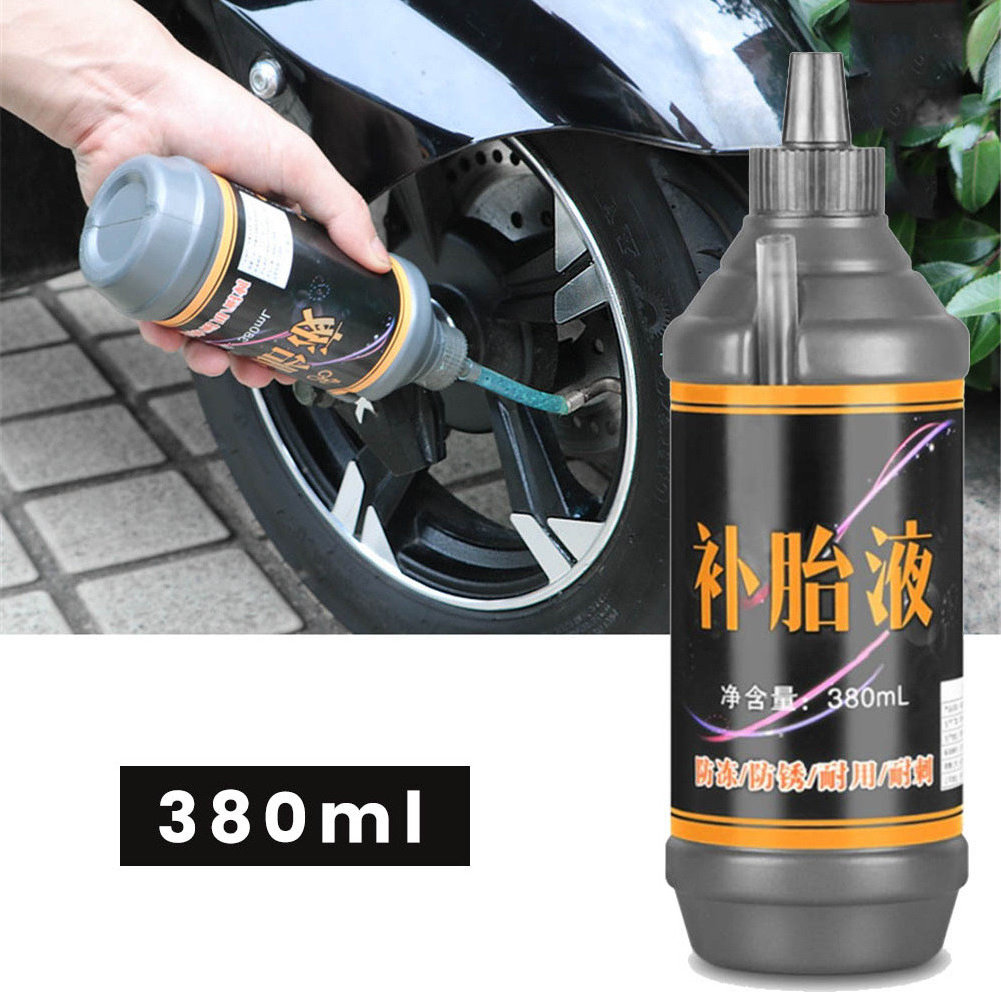 380ML Vacuum Tire Inner Tube Repair Glue Car Motorcycle Tire Repairing Liquid Universal Tire Sealant Repair Fluid