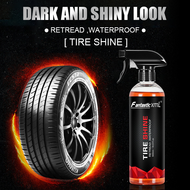 Tire and Trim Gel for Plastic and Rubber Restore and Renew Faded Tires Trim Bumpers and Rubber Tire coating