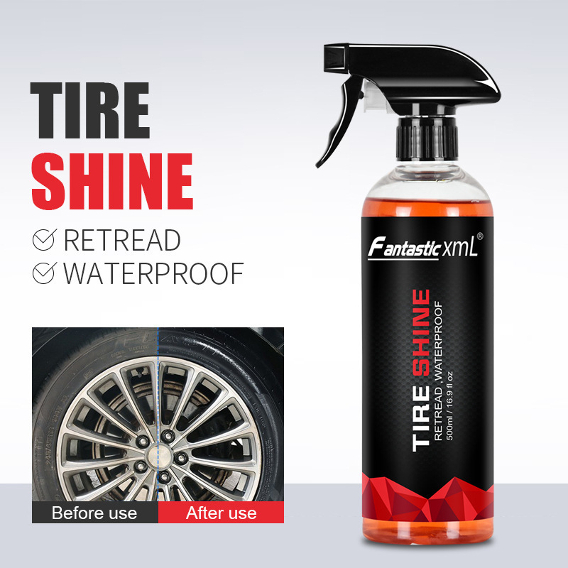 Tire and Trim Gel for Plastic and Rubber Restore and Renew Faded Tires Trim Bumpers and Rubber Tire coating