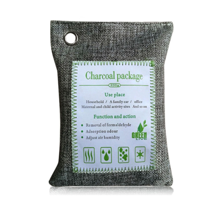 Natural Bamboo Charcoal Air Purifying Bags Activated Charcoal Odor Absorber Moisture Odor Eliminator Car interior accessories