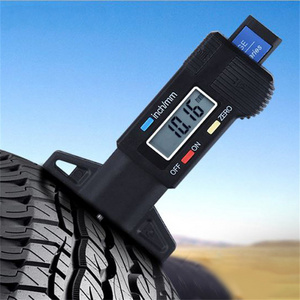 Digital Car Tyre Tire Tread Depth Gauge Meter Measurer Tool Caliper Thickness Gauges Tread Brake Pad Shoe Tire Monitoring System