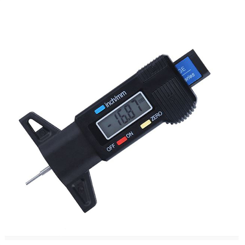 Digital Car Tyre Tire Tread Depth Gauge Meter Measurer Tool Caliper Thickness Gauges Tread Brake Pad Shoe Tire Monitoring System