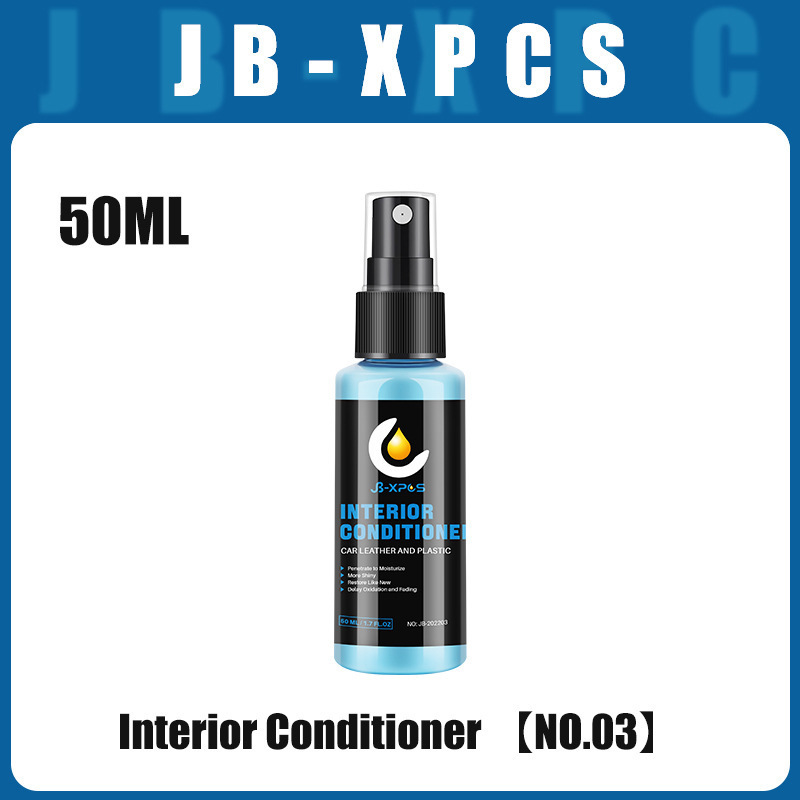 JBXPCS-3 Car Plastic Restorer Ceramic Coating Long-Lasting Protect Repair Whitening Black Shine Plastic Trim & Rubber Care