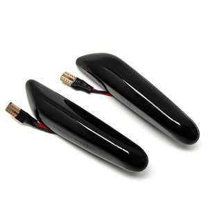 A pair.LED Side Marker Mirror Indicator Lamp Flowing Water Turn Signal Light Amber For BMW E90 E91 E92 E93 E60 E87 E82 E61