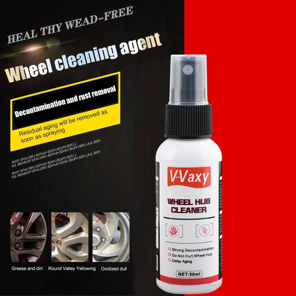 50ml Car Hub Cleaner Tire Rim Cleaner Full Dip Maintenance Car Rims Care Maintenance Clean Detergent Refurbisher Car Accessories