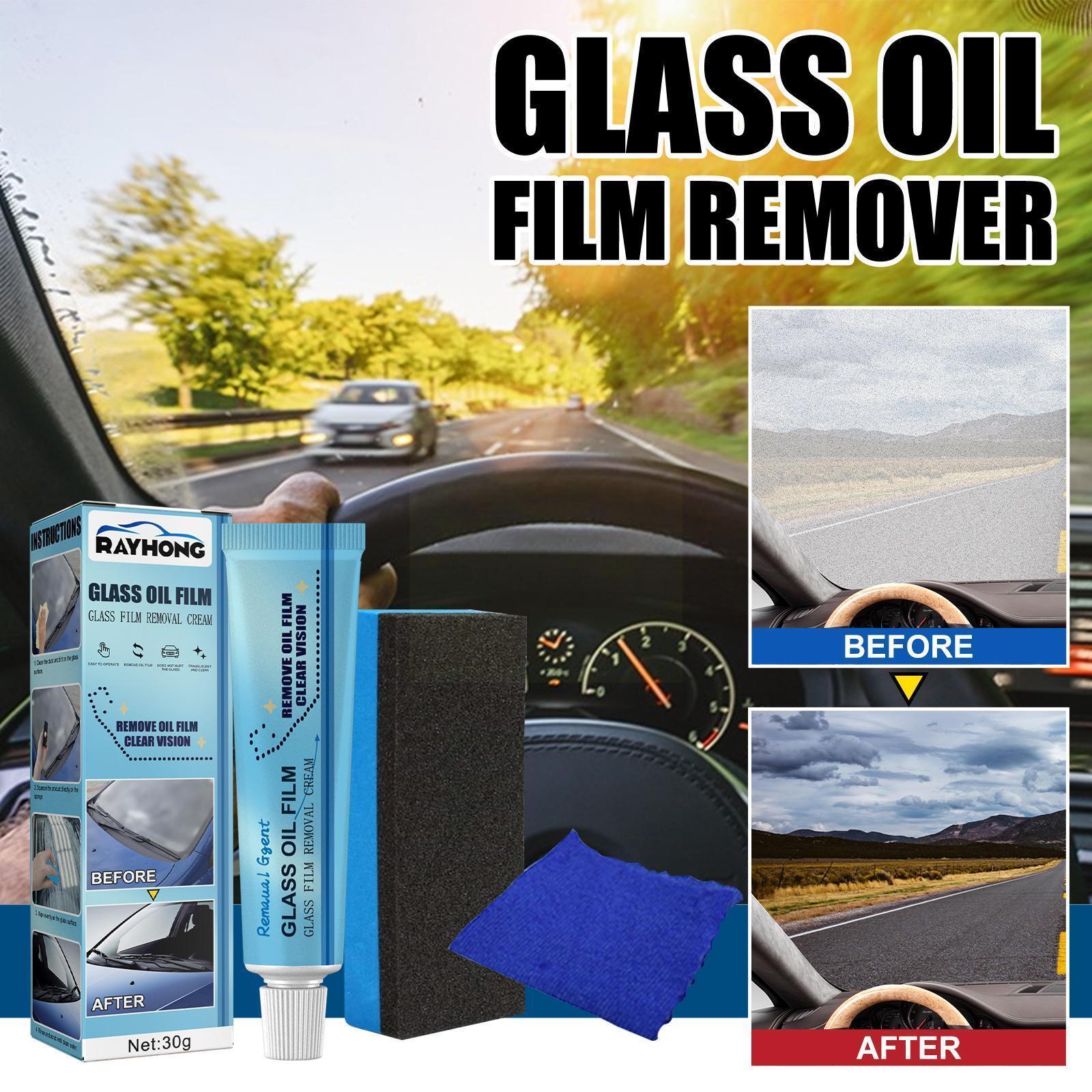 Car Glass Oil Film Remover Car Windshield Polishing Agent Car Window Front Windshield Coating Cleaning Paste Universal auto part