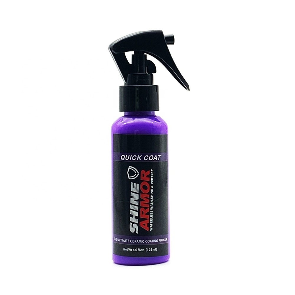 125ML SHINE Quick Ceramic Coating - Car Wax Polish Spray Super hydrophobic Hybrid Liquid glass Solutions Ceramic Polish and Wax