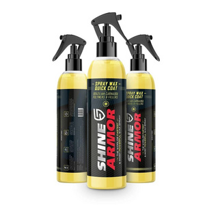 Shine Armor Car Wax with Carnauba Wax  - Hybrid Hydrophobic Car Polishing Spray Car Sealant