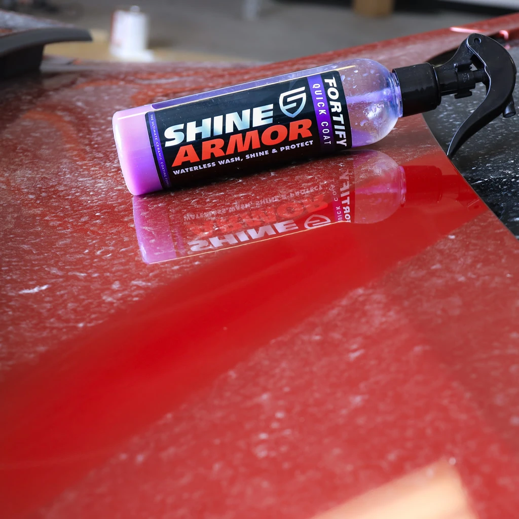 SHINE ARMOR Fortify Quick Coat Ceramic Coating Car Wax Polish Spray Waterless Car Wash&Wax Hydrophobic Top Coat Polish