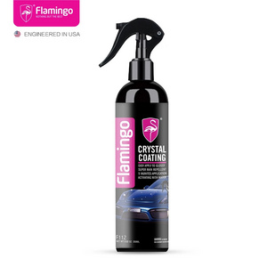 Flamingo 250ml Crystal Ceramic Car Coating Paint Care Nano Hydrophobic Coating Waterproof High Gloss Shine Liquid Polish Wax