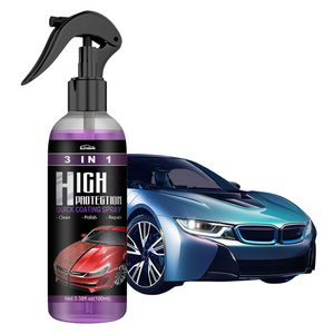 3 In 1 Quick Coating Spray High Protection Car Shield Coating Car Paint Repair Car Exterior Restorer Ceramic Spray Coating Quick