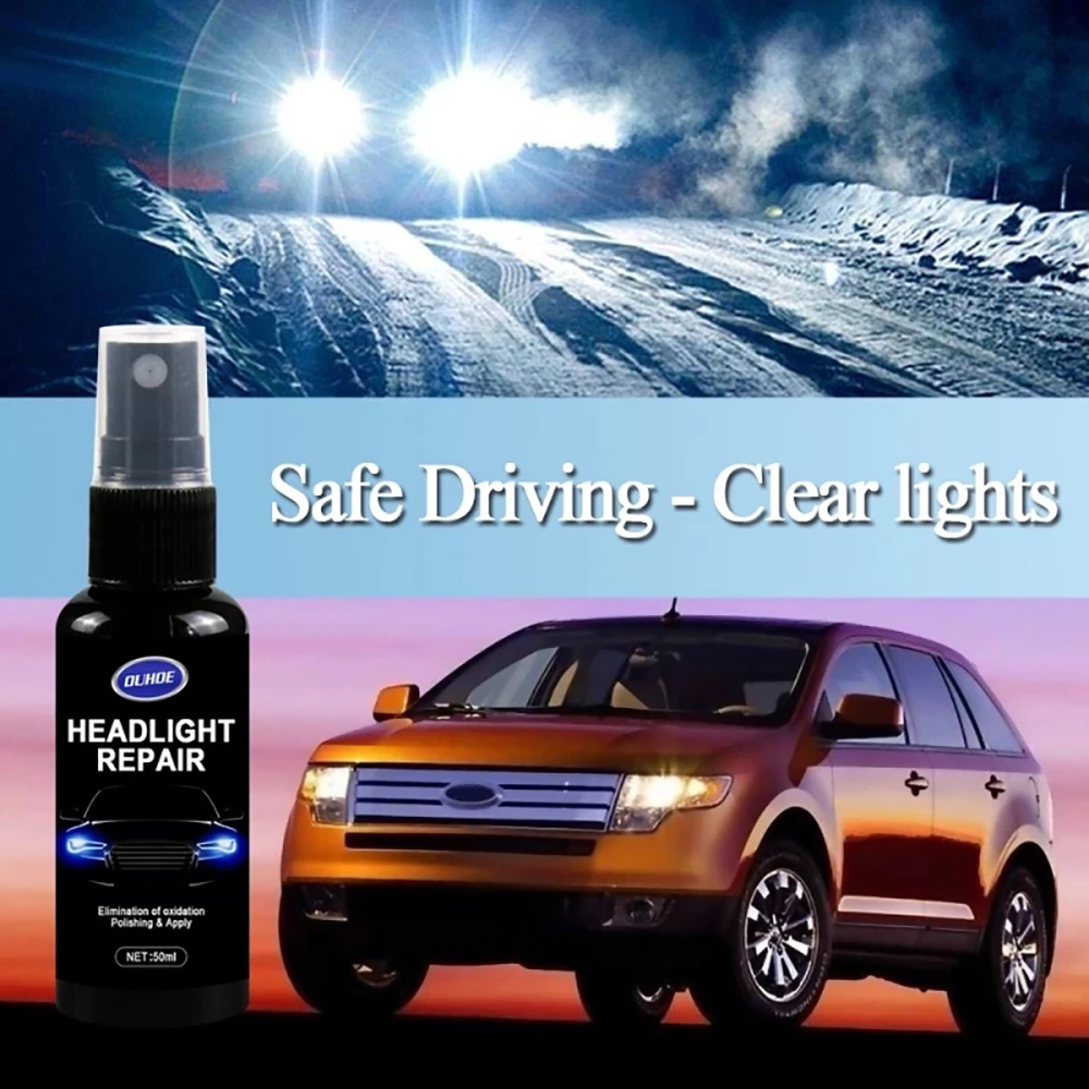 Car Headlight Repair Set Liquid Headlight Polishing Anti-scratch And Maintenance Liquid Kit Rearview Mirror Coating