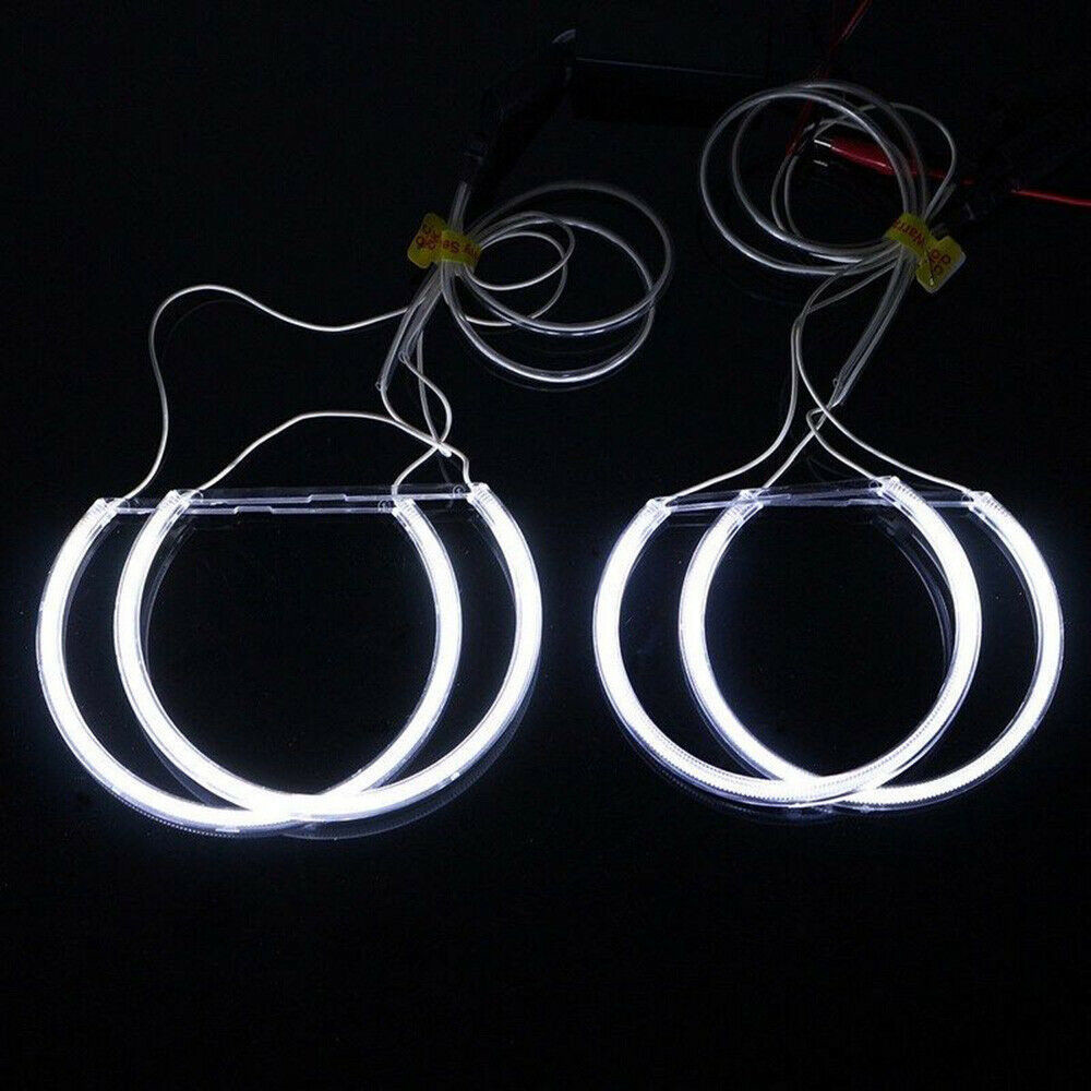 Angel Eyes Light For BMW E36 E38 E39 E46 White Car LED CCFL Halo Rings Headlight Auto DRL 4x 131mm Lamp Kit