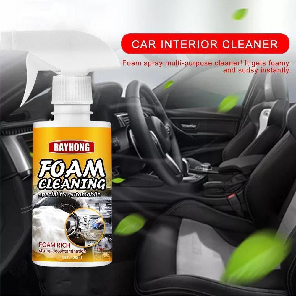 60ML/120ML Multi-purpose Foam Cleaner Cleaning Agent Automoive Car Interior Home Foam Cleaner Home Cleaning Foam Spray