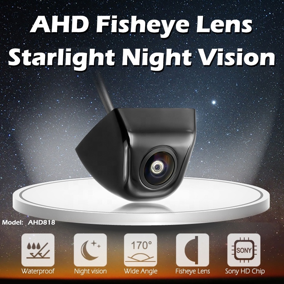 Car Camera 170 Degree Fish Eye Lens Starlight Night Vision HD Vehicle Rear View Camera