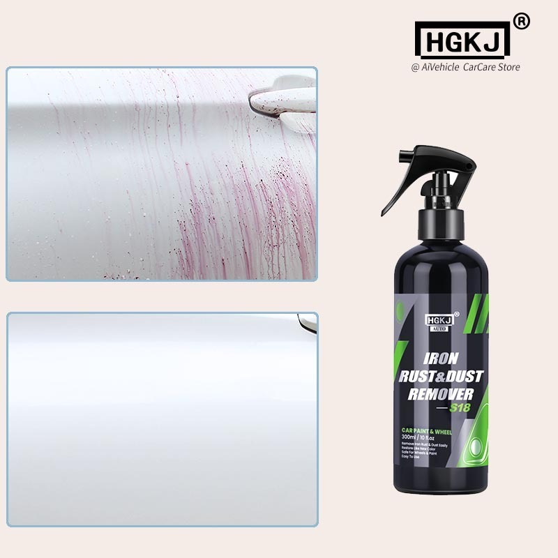 Iron Remover HGKJ S18 50/100ML Protect Wheels And Brake Discs From Iron Dust Rim Rust Cleaner Auto Detail Chemical Car Care