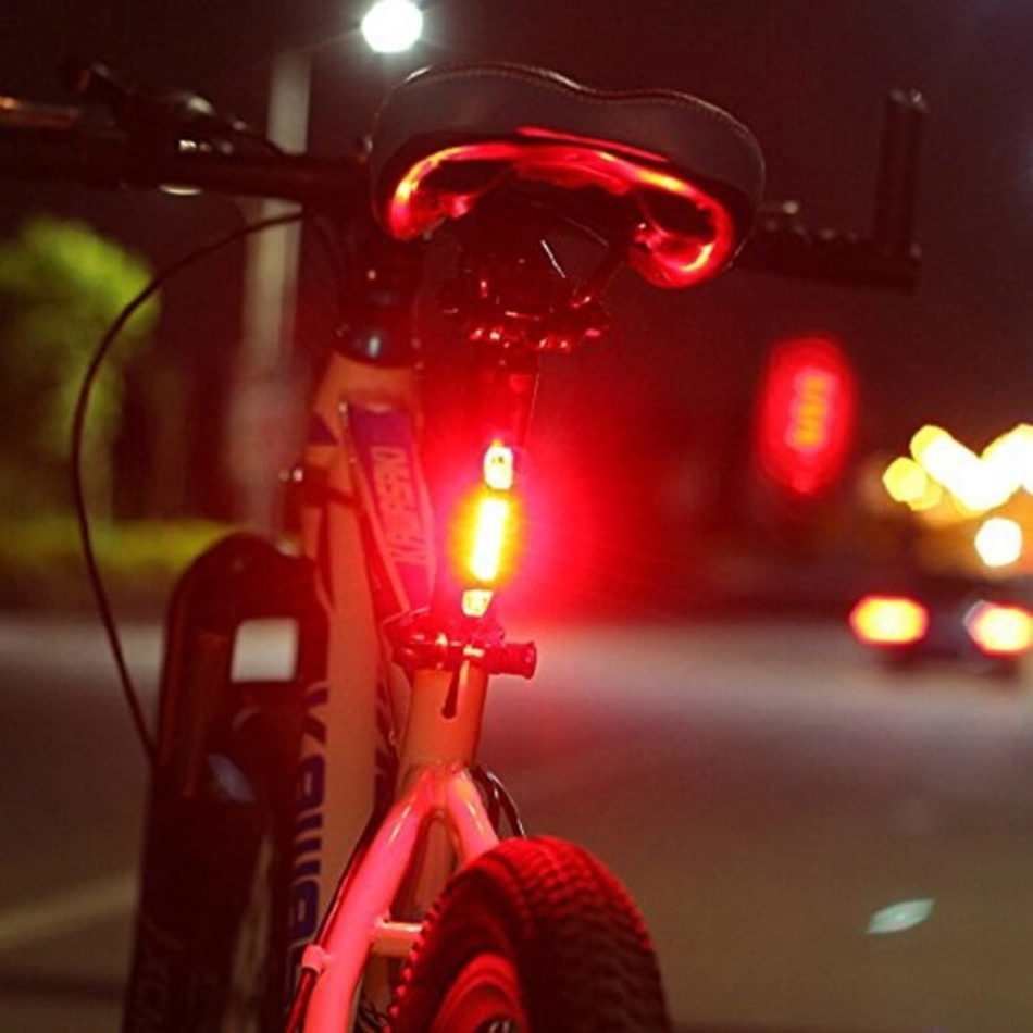 Bicycle Light Waterproof Rear Tail Light LED USB Style Rechargeable or Battery Style Bike Cycling Portable Light