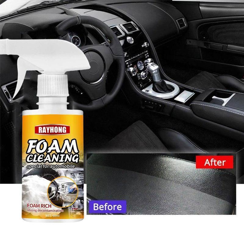 60ML/120ML Multi-purpose Foam Cleaner Cleaning Agent Automoive Car Interior Home Foam Cleaner Home Cleaning Foam Spray