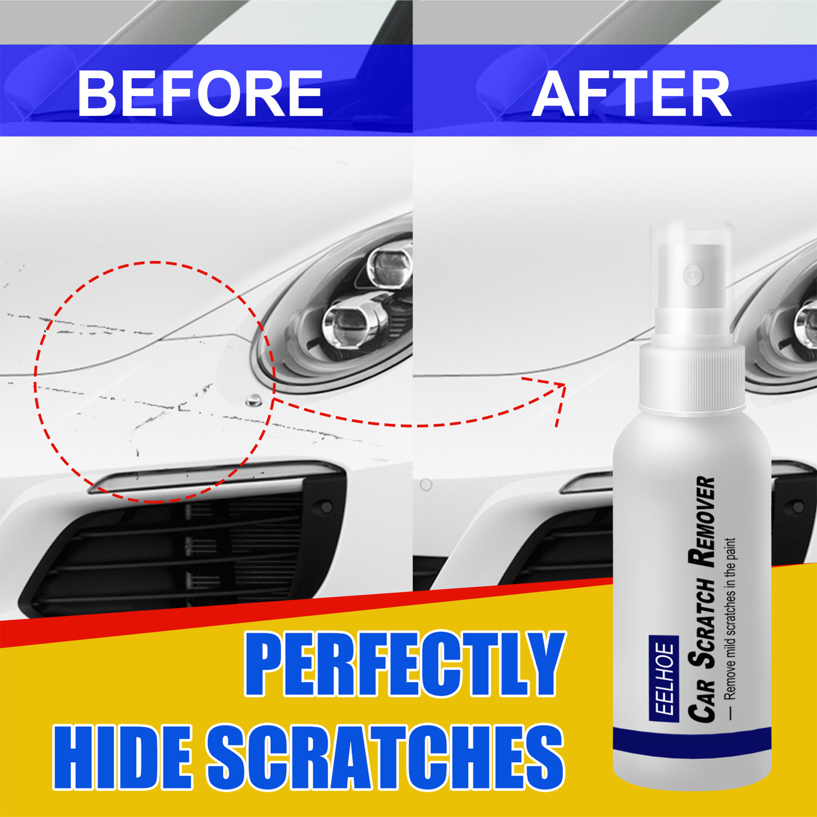 Car Scratch Repair Nano Spray Car Scratch Remover Car Scratch Repairing Polishing Car Ceramic Coating Spray 30ml/50ml/100ml