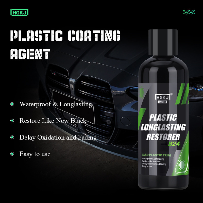 Plastic Restorer Back To Black Gloss Car Cleaning Products Auto Polish And Repair Coating Renovator For Car Detailing HGKJ 24