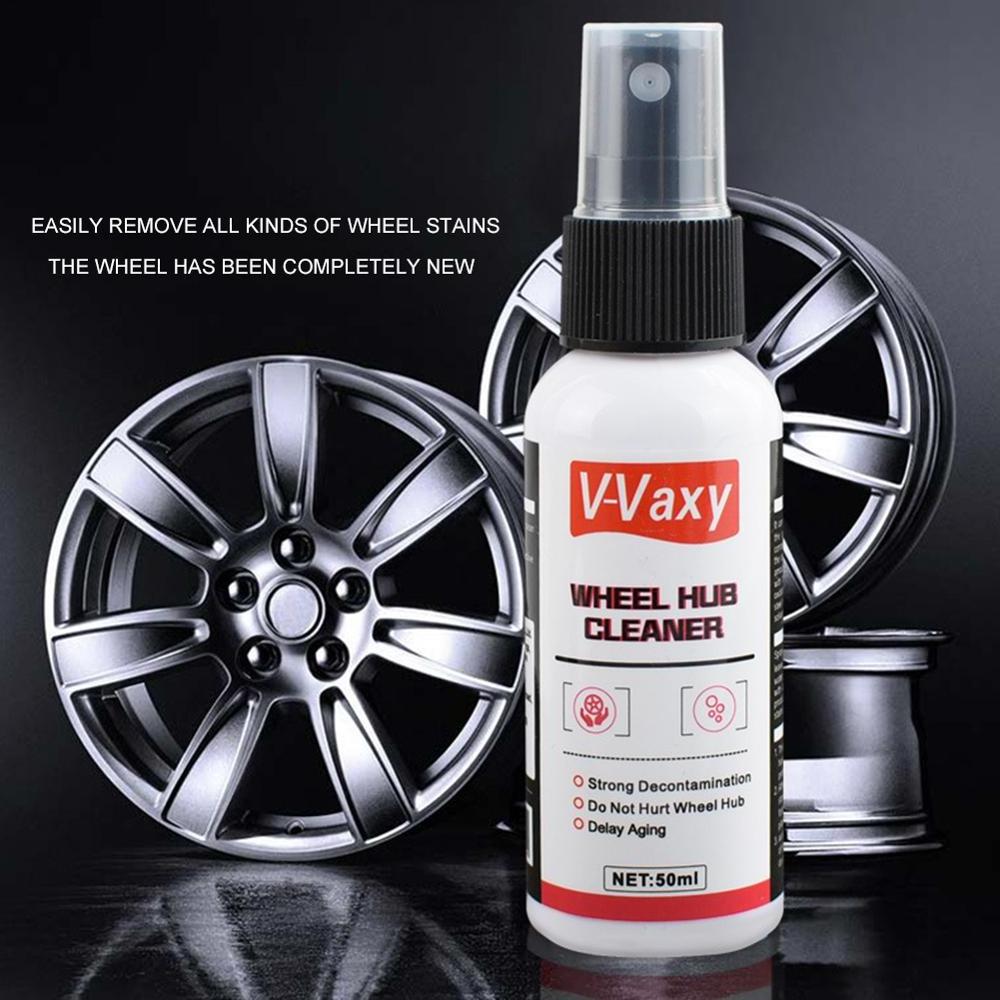 50ml Car Hub Cleaner Tire Rim Cleaner Full Dip Maintenance Car Rims Care Maintenance Clean Detergent Refurbisher Car Accessories