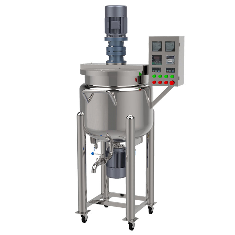 Chemical Mixing Equipment Liquid Soap Homogenizer Mixer Body Lotion Making Machine