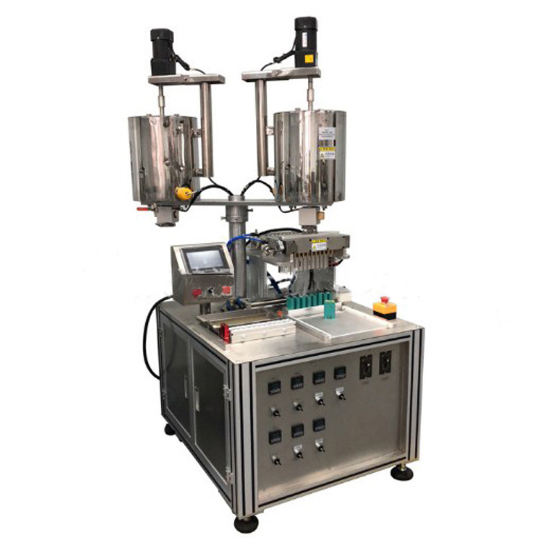 Semi Automatic 12 Holes Filling Machine Automatic Lipstick Lip Balm Making Machine