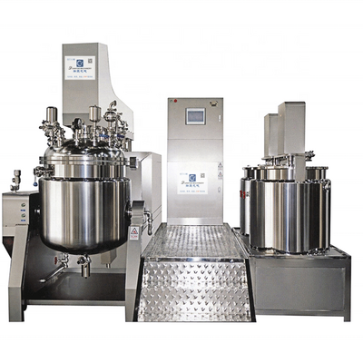 Low Price Liquid Chemical Mixers High Speed Homogenizer Cosmetic Emulsifier Vacuum Emulsifying Mixer