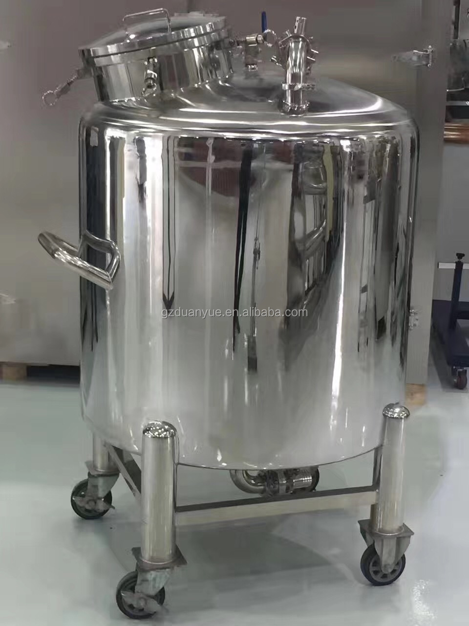 200L 300L 500L Stainless Steel Storage Tank Chemical Storage Tank Movable Sealing Storage Tank