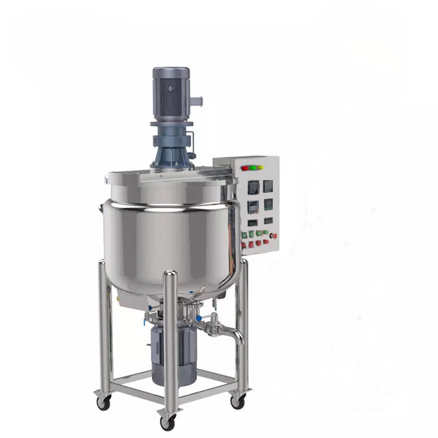 Chemical Mixing Equipment Liquid Soap Homogenizer Mixer Body Lotion Making Machine