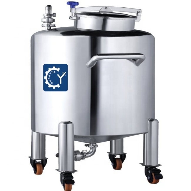 200L 300L 500L Stainless Steel Storage Tank Chemical Storage Tank Movable Sealing Storage Tank