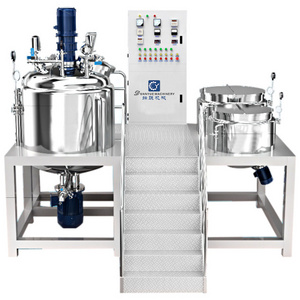 5-5000L  High Efficiency Stationary Vacuum Emulsifier For Soap Cream Emulsion Production