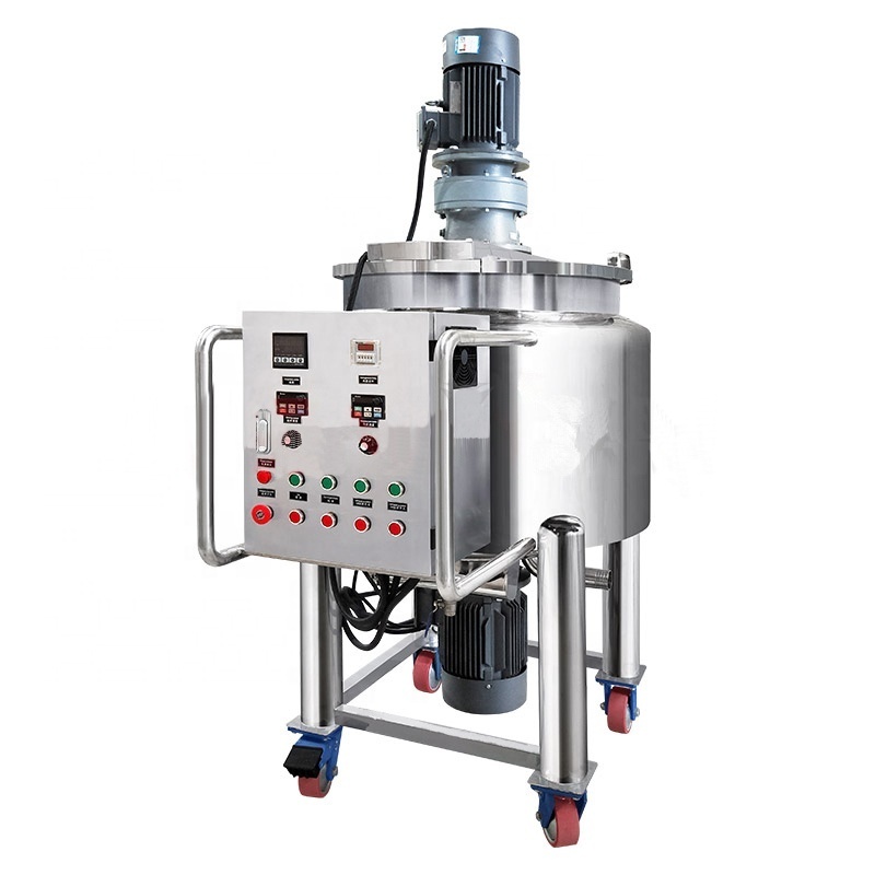 Chemical Mixing Equipment Liquid Soap Homogenizer Mixer Body Lotion Making Machine