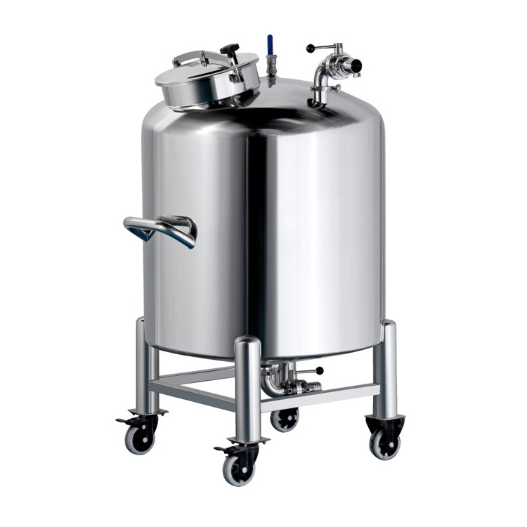 200L 300L 500L Stainless Steel Storage Tank Chemical Storage Tank Movable Sealing Storage Tank